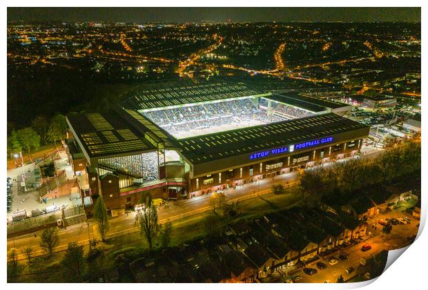 Villa Park Aston Villa Print by Apollo Aerial Photography