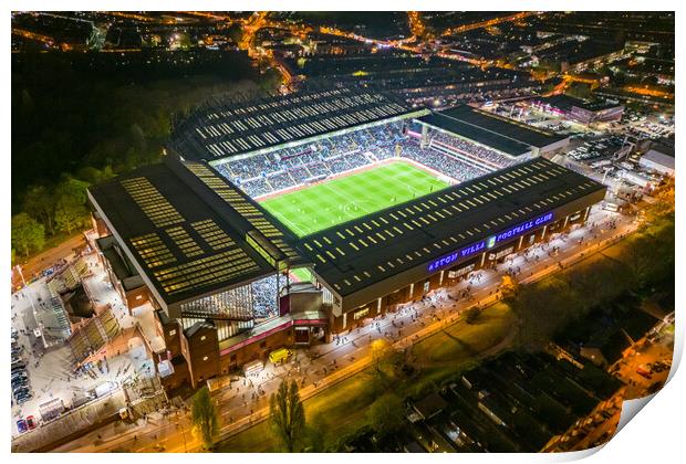 Villa Park Stadium Print by Apollo Aerial Photography