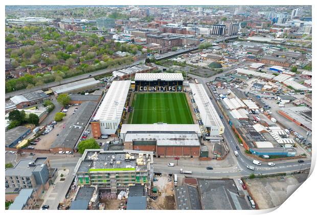Meadow Lane Notts County Print by Apollo Aerial Photography