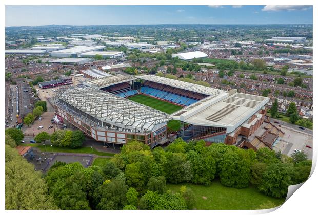 Villa Park Aston Villa FC Print by Apollo Aerial Photography