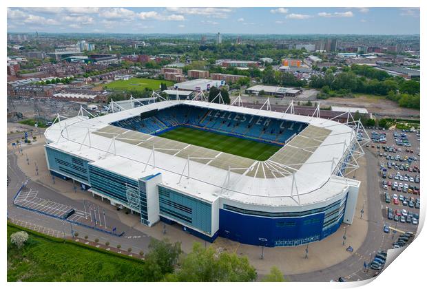 Leicester City Football Club Print by Apollo Aerial Photography