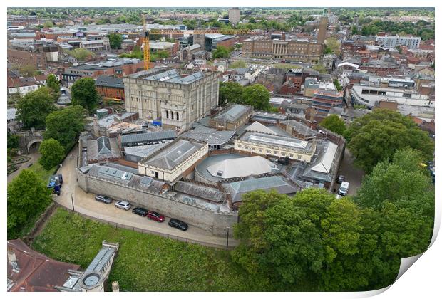 Norwich Castle Print by Apollo Aerial Photography