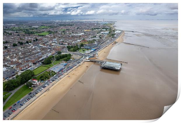 Cleethorpes From The Air Print by Apollo Aerial Photography