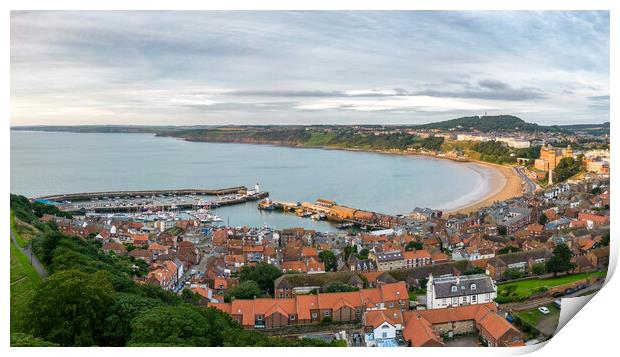 Scarborough's South Bay Print by Apollo Aerial Photography