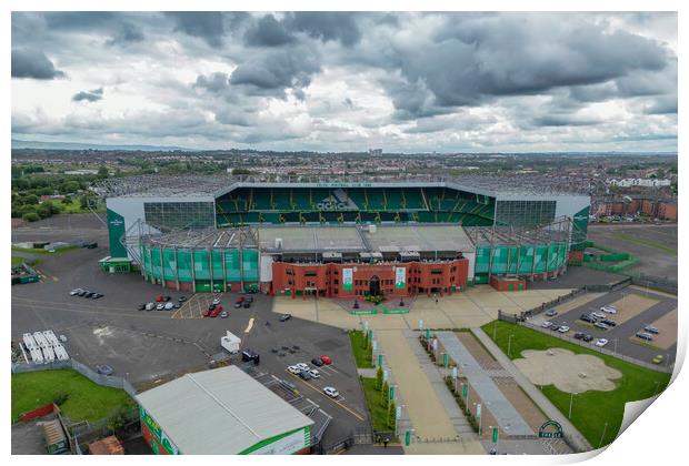 Celtic Park Print by Apollo Aerial Photography