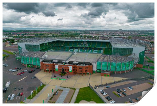 Celtic Park Print by Apollo Aerial Photography