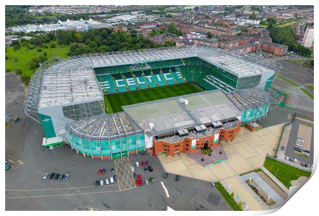 Celtic Park Print by Apollo Aerial Photography
