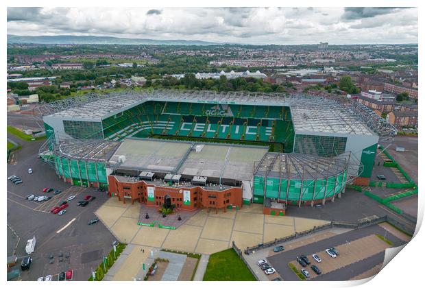 Celtic Park Print by Apollo Aerial Photography