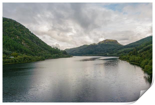 Loch Lubnaig Print by Apollo Aerial Photography