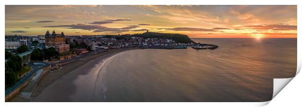 Scarborough Sunrise Print by Apollo Aerial Photography