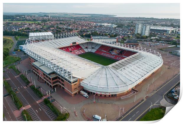 The Stadium of Light Print by Apollo Aerial Photography