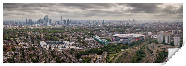 North London History Print by Apollo Aerial Photography