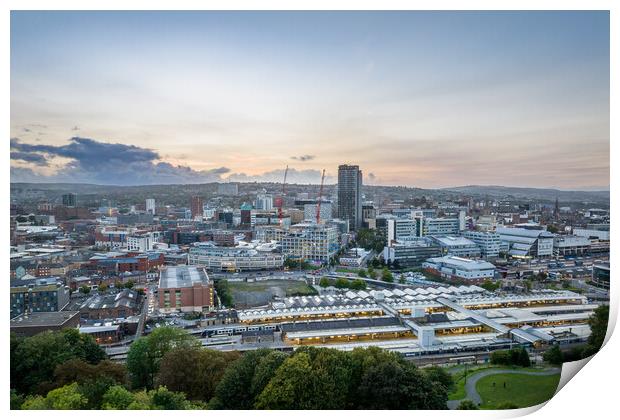 Sheffield Print by Apollo Aerial Photography