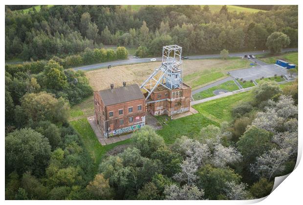 Barnsley Main Colliery by Drone Print by Apollo Aerial Photography