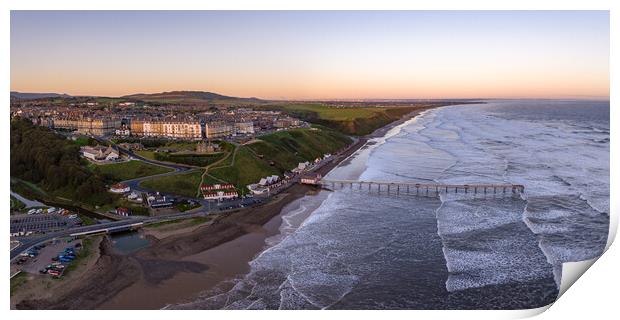 A Saltburn Sunrise Print by Apollo Aerial Photography