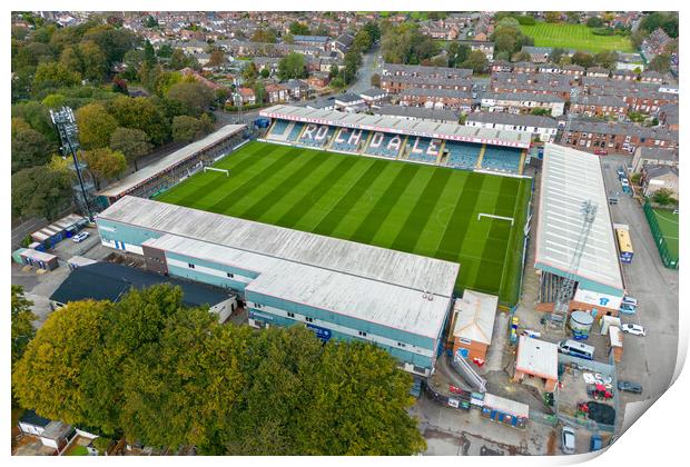 Rochdale AFC Print by Apollo Aerial Photography