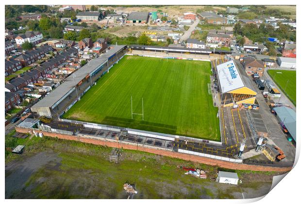 Castleford Jungle Print by Apollo Aerial Photography