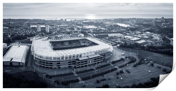 Sunderland Pano Print by Apollo Aerial Photography