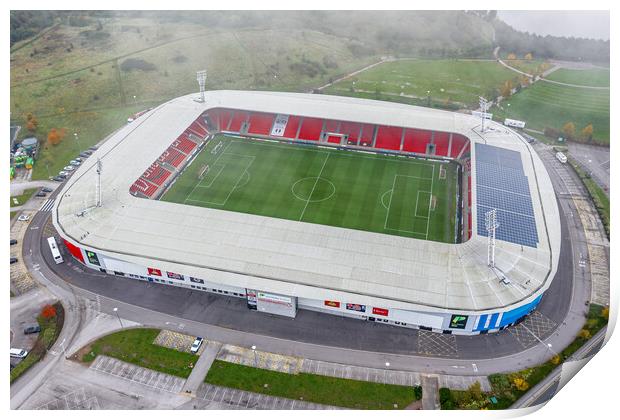 The Eco Power Stadium Print by Apollo Aerial Photography