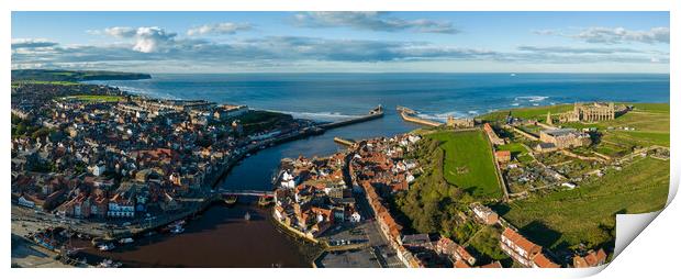 Whitby Panorama Print by Apollo Aerial Photography