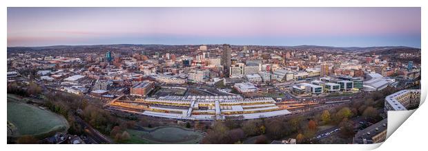 Sheffield Panorama Print by Apollo Aerial Photography
