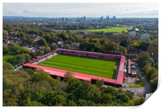 Peninsula Stadium Print by Apollo Aerial Photography