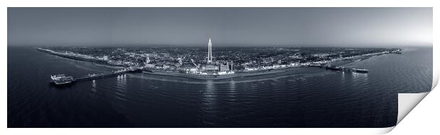 Blackpool Panoramic Print by Apollo Aerial Photography