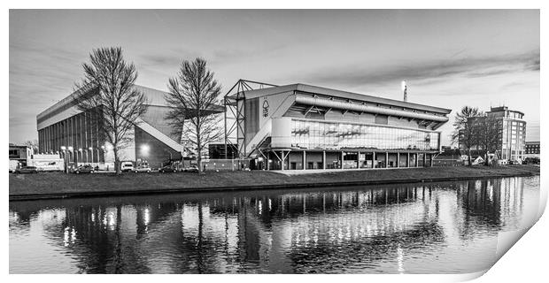 Nottingham Forest Print by Apollo Aerial Photography