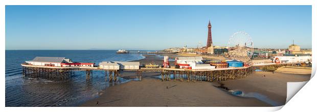 Blackpool Central Pier Print by Apollo Aerial Photography
