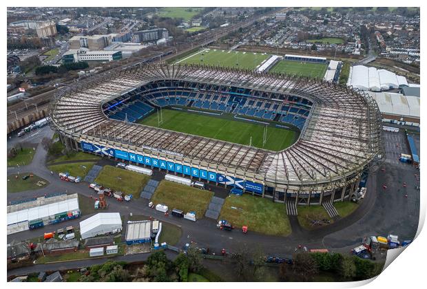 Murrayfield Print by Apollo Aerial Photography