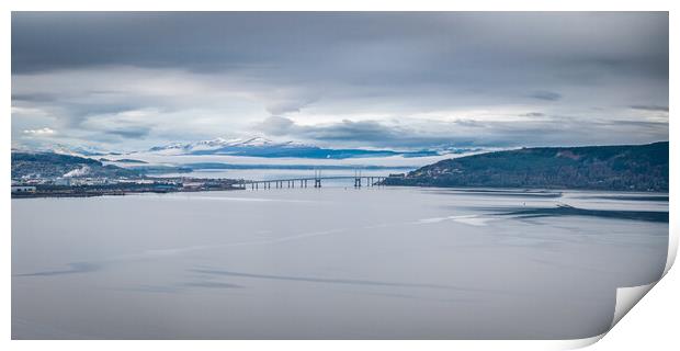 The Kessock Bridge Print by Apollo Aerial Photography