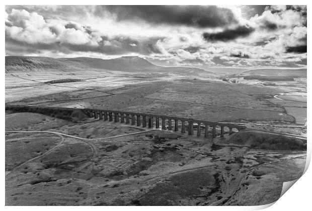 Ribblehead Viaduct Print by Apollo Aerial Photography