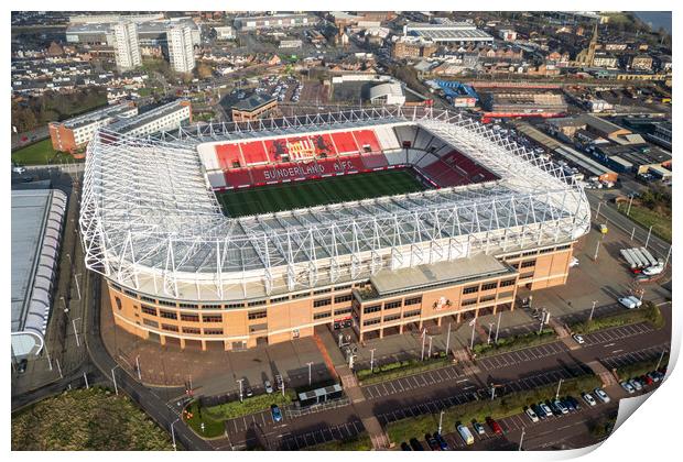 Stadium of Light Sunderland AFC Print by Apollo Aerial Photography