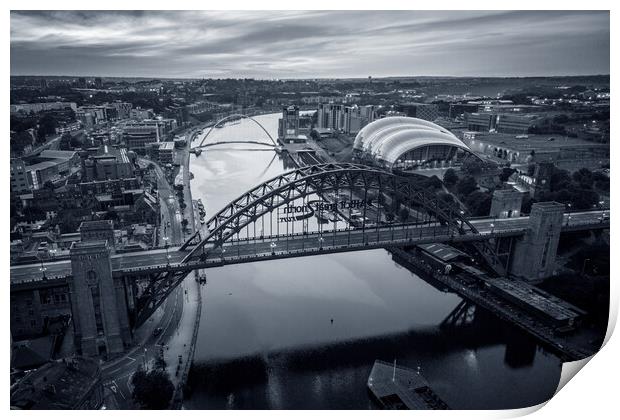 Newcastle Print by Apollo Aerial Photography