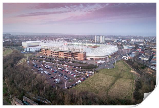 Sunderland Football Club Print by Apollo Aerial Photography