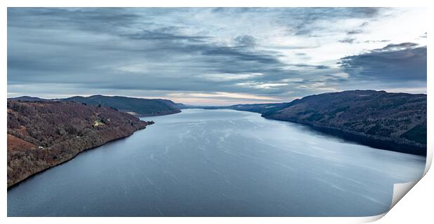 Loch Ness Print by Apollo Aerial Photography
