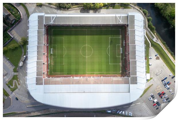 New York Stadium Top Down Print by Apollo Aerial Photography