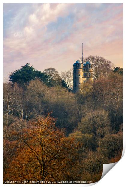 Hidden Tower Print by John-paul Phillippe