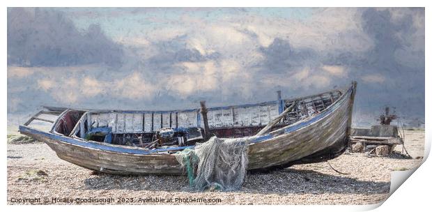 Fishing nets Print by Horace Goodenough