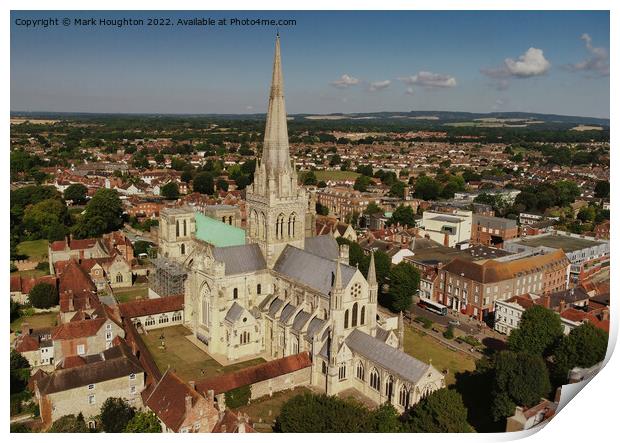 Chichester Cathedral Print by Mark Houghton