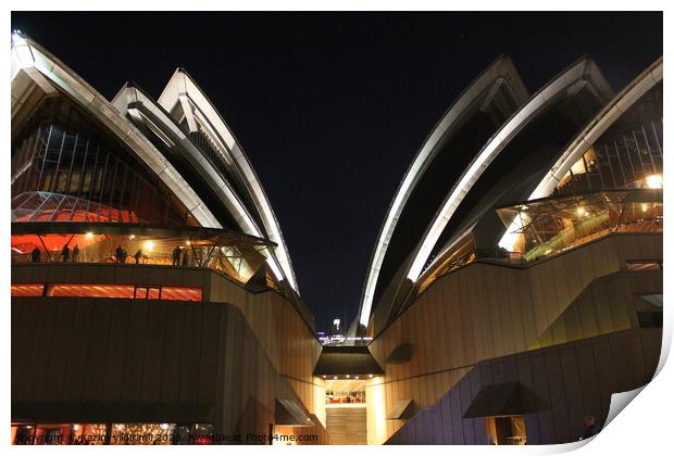 Sydney Opera House Print by Kazim yildirimli