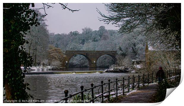 Prebends Bridge Print by Richard Fairbairn