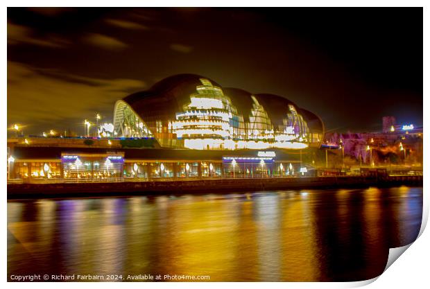 Glasshouse Music Venue Print by Richard Fairbairn