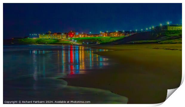 Longsands Beach Print by Richard Fairbairn