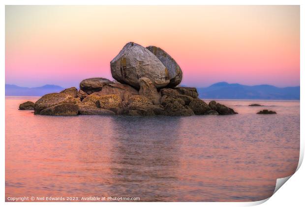 Tokangawhā / Split Apple Rock Print by Neil Edwards