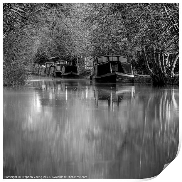 Kennet and Avon Canal Print by Stephen Young