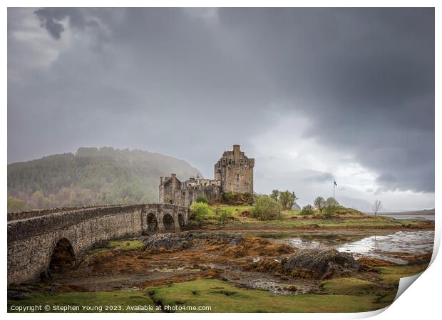 Eilean Donan Castle Print by Stephen Young