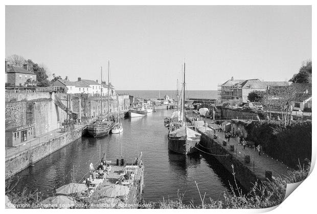 Charlestown Port Print by Stephen Young
