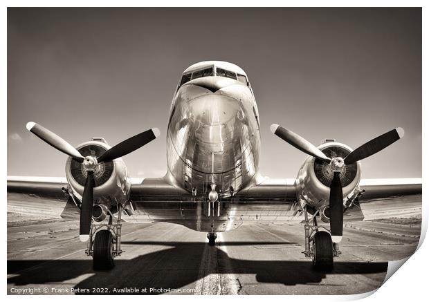 Douglas DC3 Print by Frank Peters