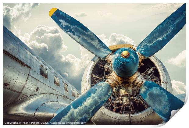 propeller Print by Frank Peters